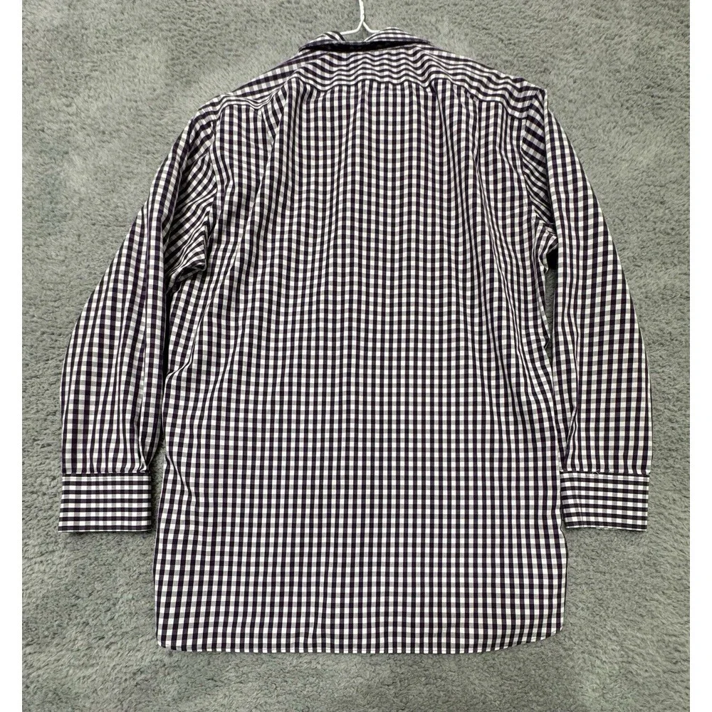 J Crew Shirt Mens‎ Large CHECK Long Sleeve Button Up 80s 2 Ply Thompson